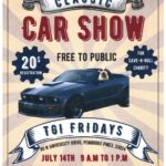 car show in pembroke pines florida on july 14
