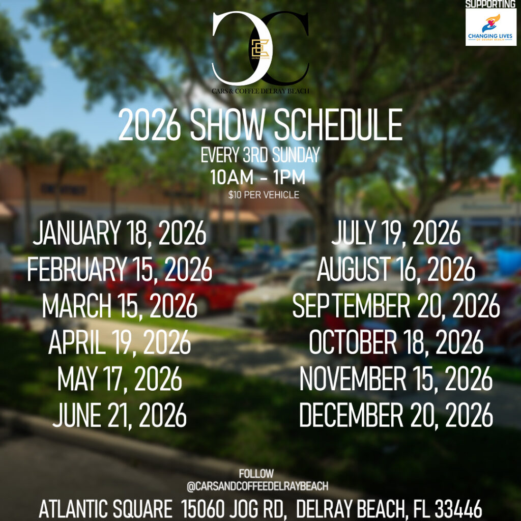 car show in boca Raton florida on sundays