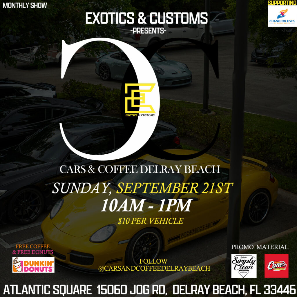 car show in boca Raton florida on september 21