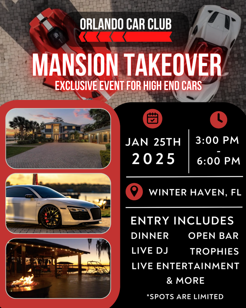 car show in winter haven flroida on january 25