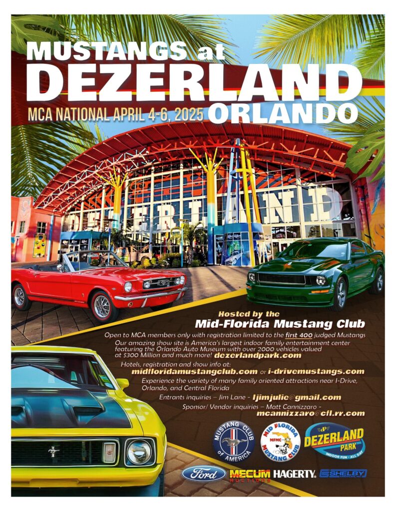 mustang car show in orlando on april 4 5 6