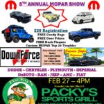 mopar car show in boca raton florida on february 27