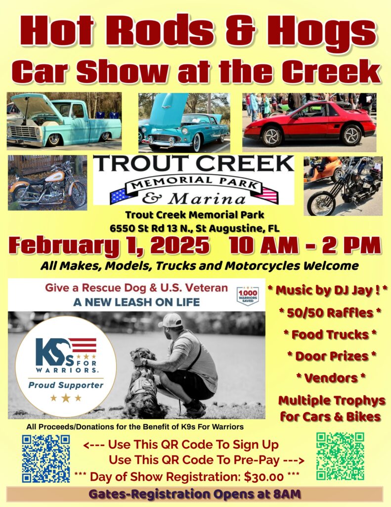 car show in st augustine flroida on february 1