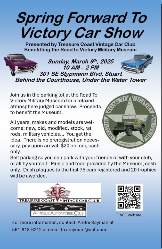 car show in stuart florida on march 9