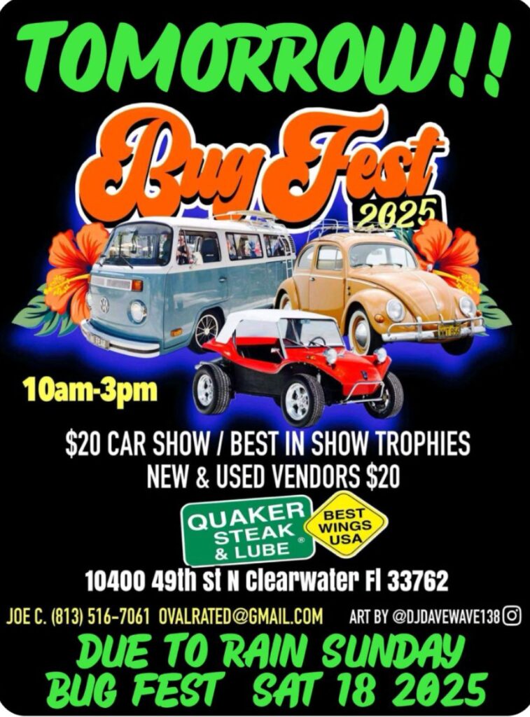 vw car show in clearwater florida on january 18