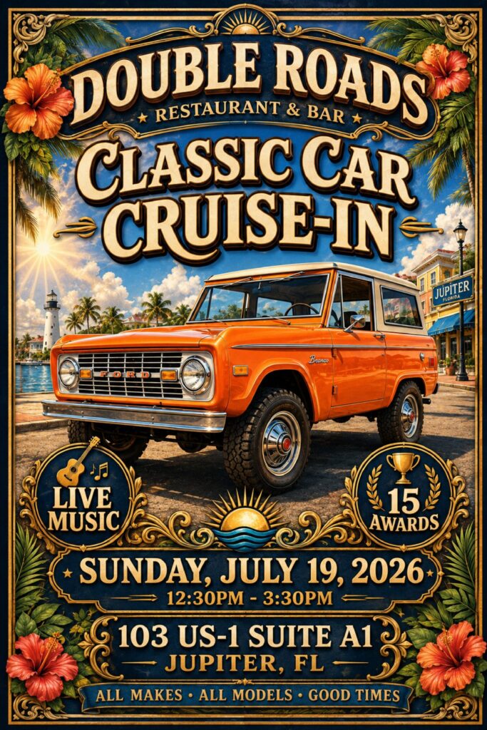 car show in jupiter florida on july 19