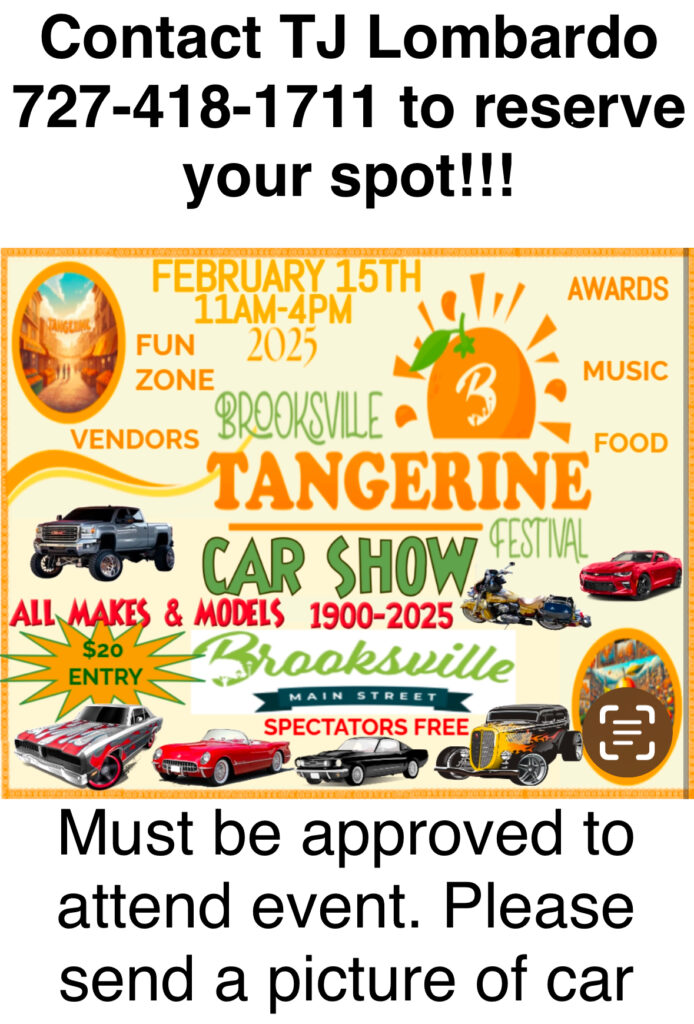 car show in brooksville florida on february 15