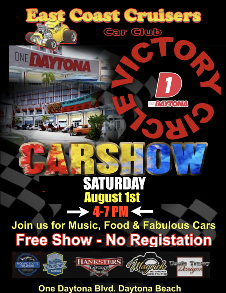 car show in daytona beach florida on august 1