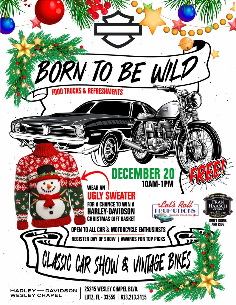 car show in lutz florida on december 20