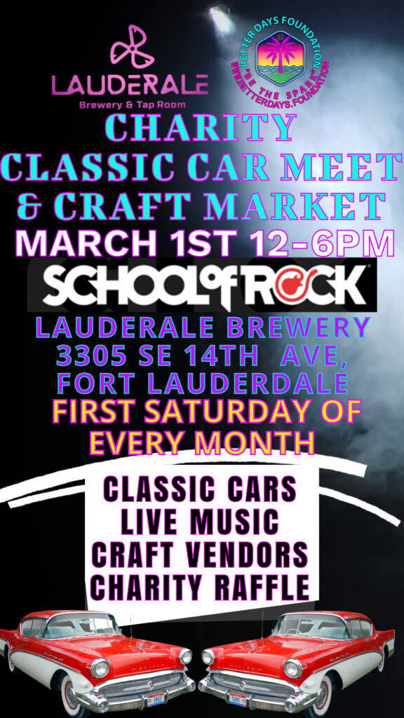 car show in fort lauderdale florida on march 1