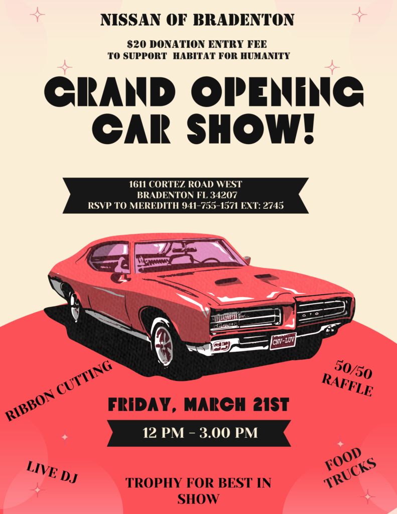 car show in bradenton florida on march 21