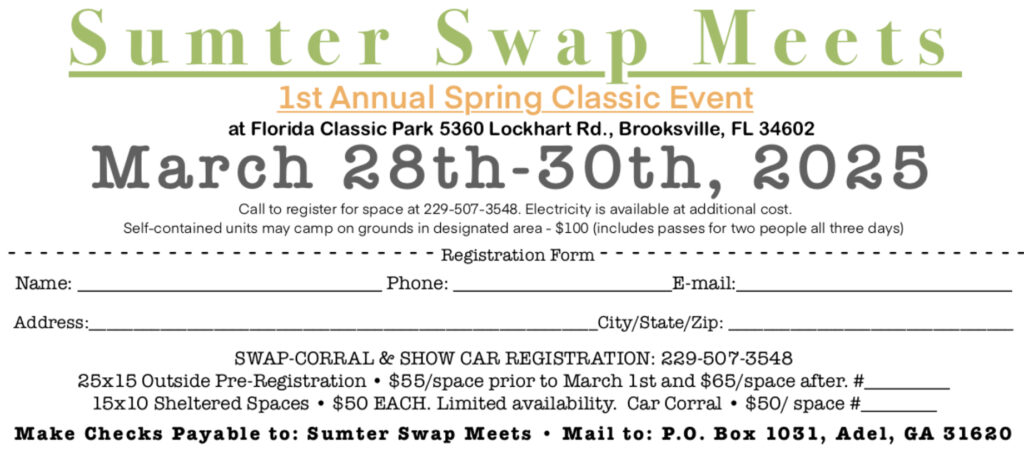 car show swap meet in brooksville florida on march 28 29 30