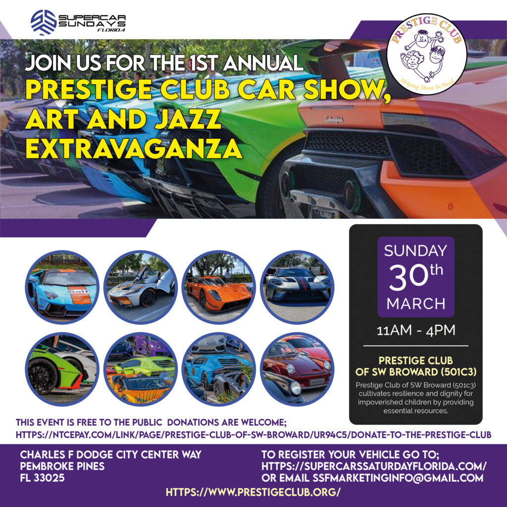 car show in pembroke pines florida on march 30