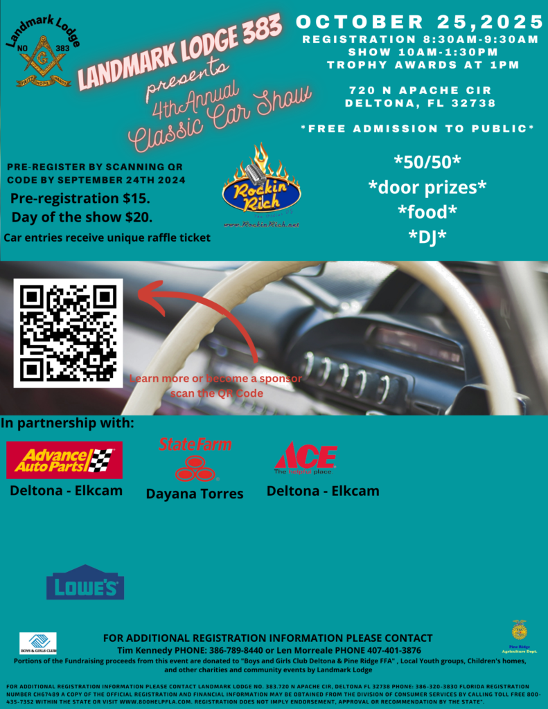 car show in deltona florida on october 25