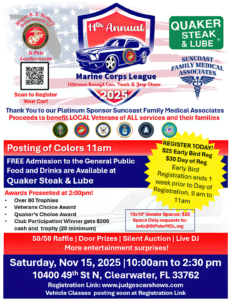 car show in clearwater florida on november 15