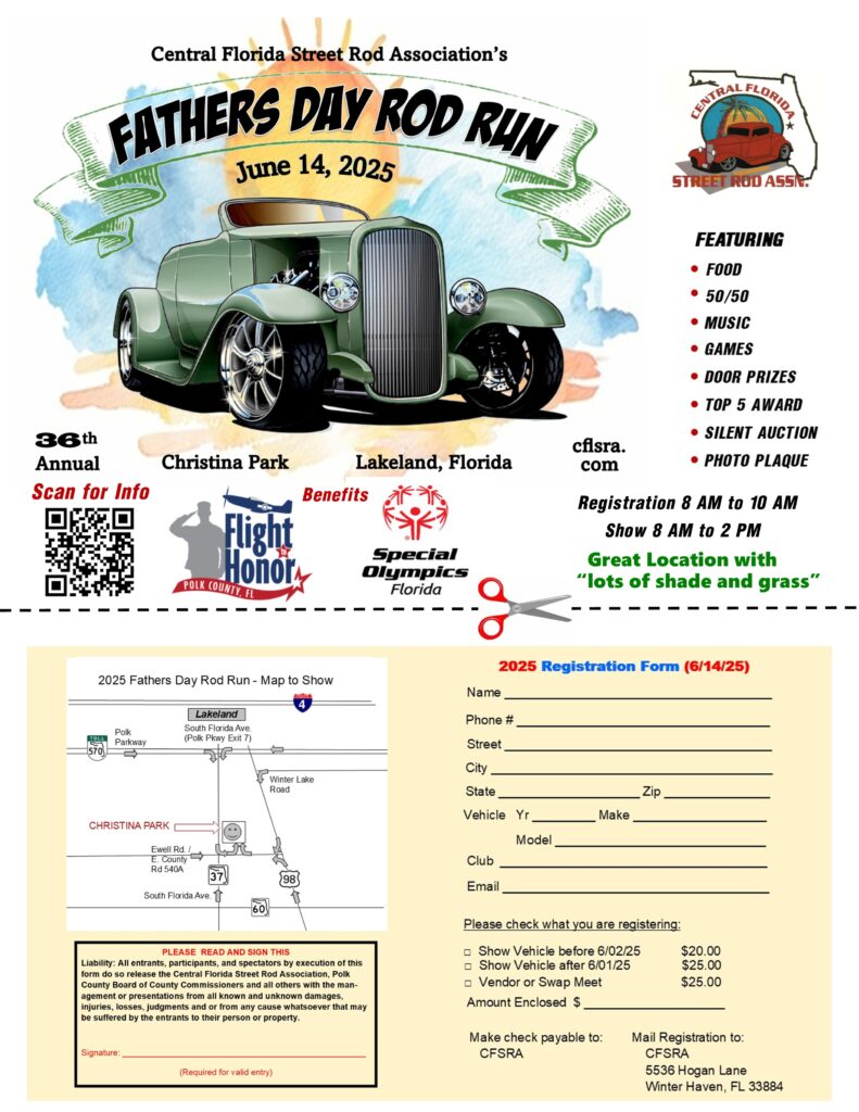 car show in lakeland florida on june 14
