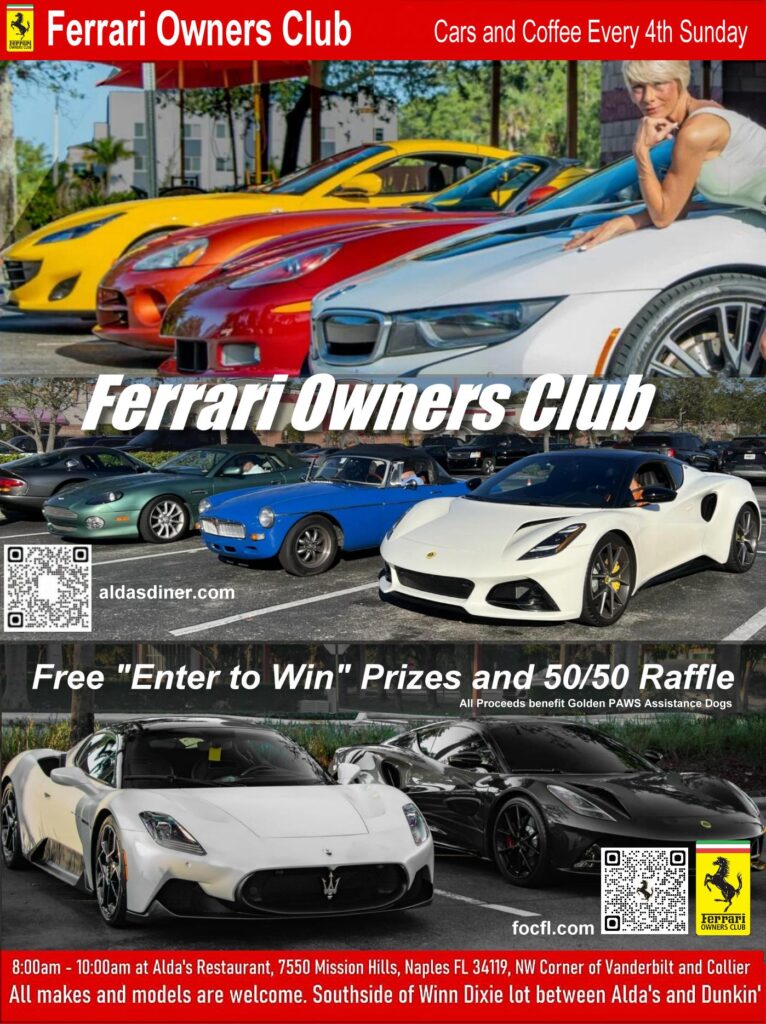 car show in naples florida on sundays