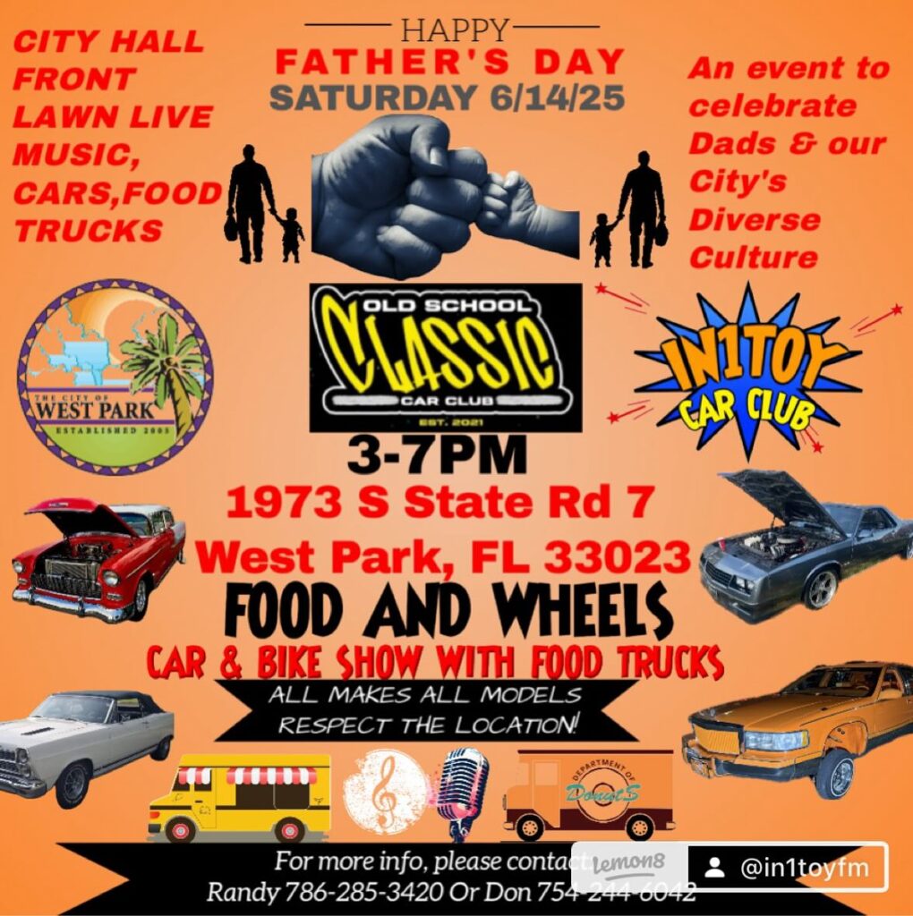 car show in west park florida on june 14