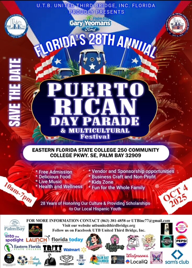 car show parade in palm bay florida on october 4