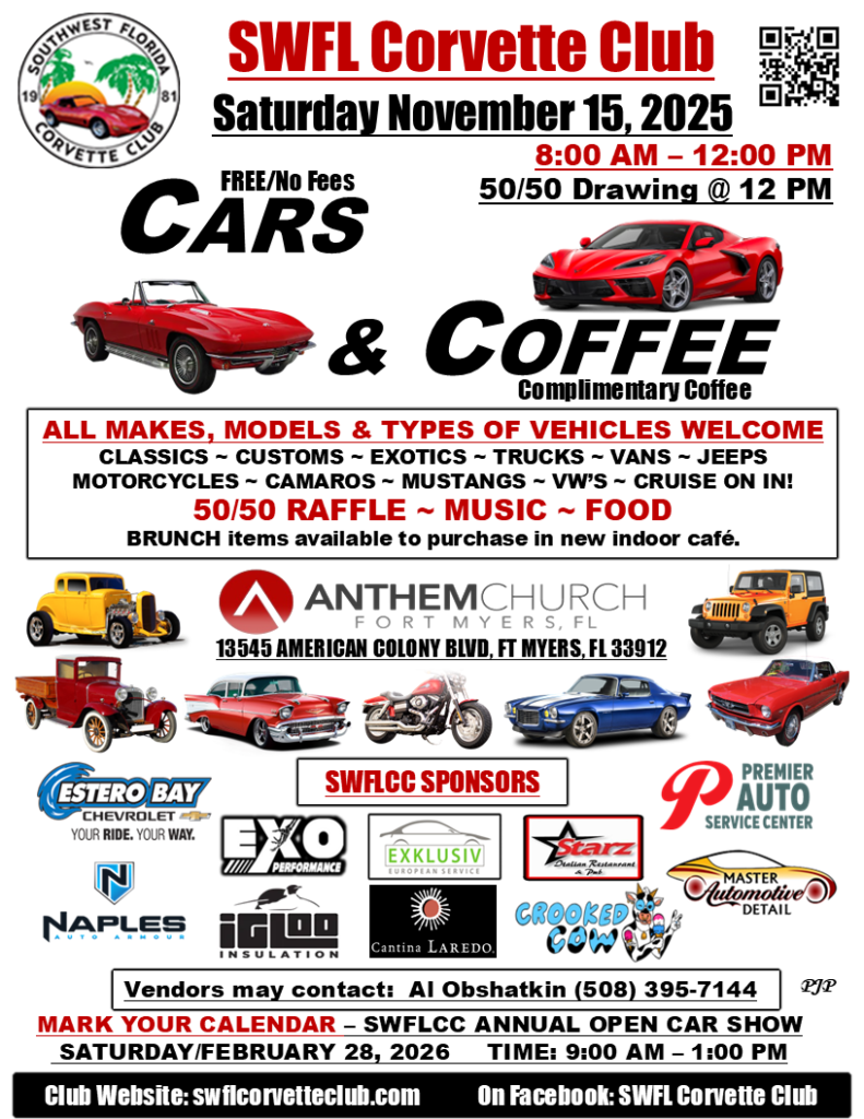 car show in fort myers florida on november 15