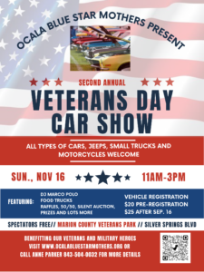 car show in ocala flroida on november 16