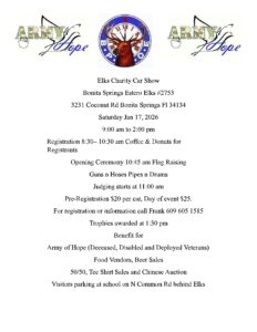 car show in bonita springs florida on january 17