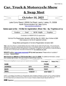 car show in land o lakes florida on october 18