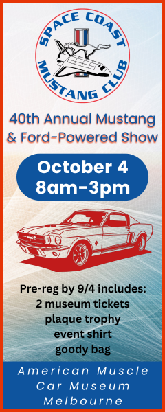 ford mustang car show in melbourne florida on october 4