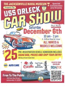 car show in jacksonville florida on december 6