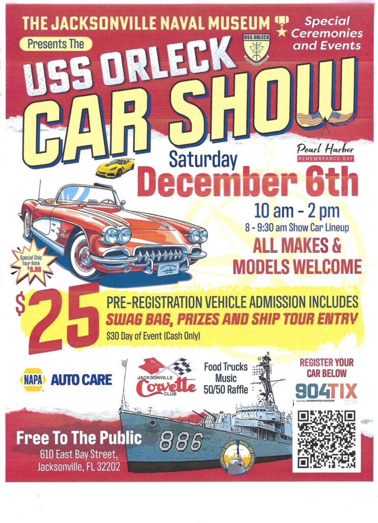 car show in jacksonville florida on december 6