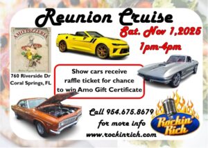 car show in coral springs flroida on november 1