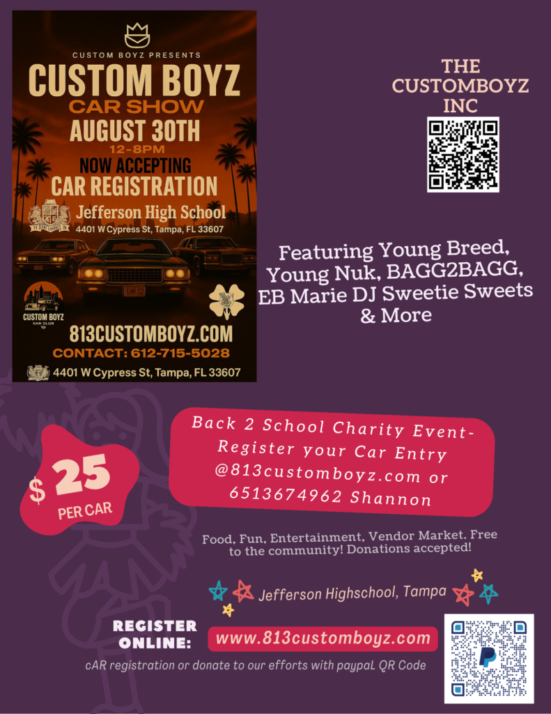 car show in tampa florida on august 30