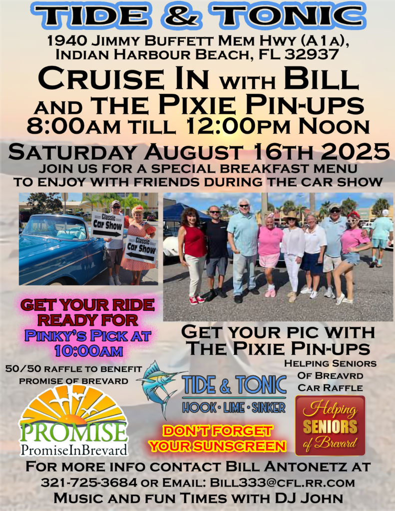 car show in indian harbor beach florida on august 16