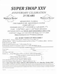 car show swap meet in melbourne florida on february 6 7