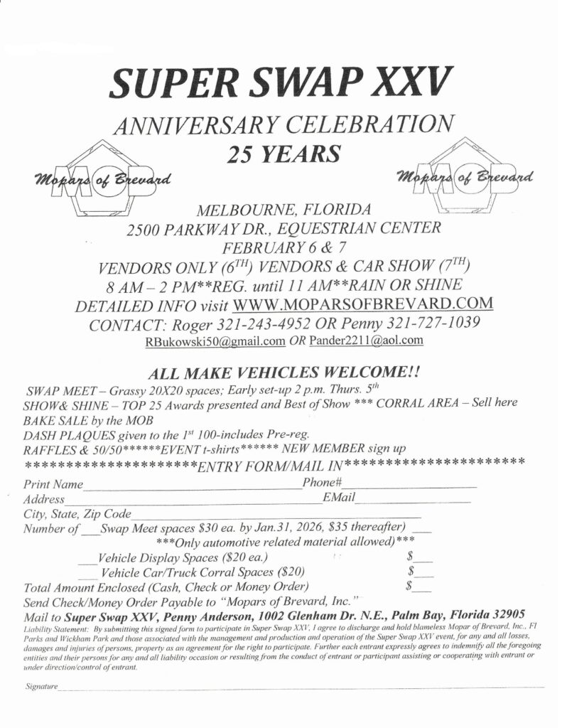 car show swap meet in melbourne florida on february 6 7
