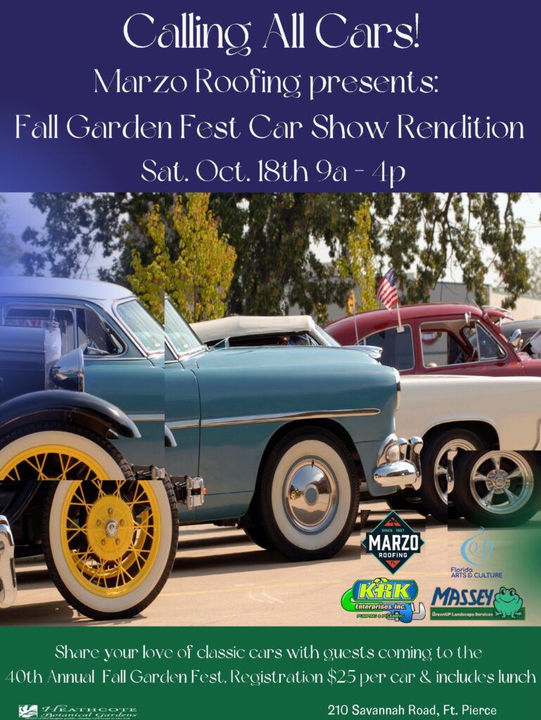 car show in fort pierce florida on october 18