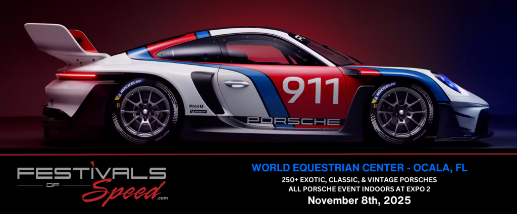 porsche car show in ocala florida on november 8