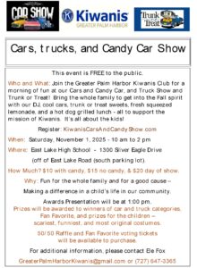 car show in tarpon springs florida on november 1