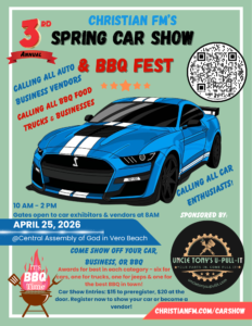 car show in vero beach florida on april 25