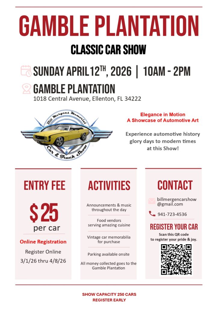 car show in ellenton florida on april 12