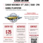 car show in ellenton florida on november 15