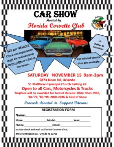 car show in orlando florida on november 15
