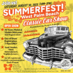 car show in west palm beach florida on august 30