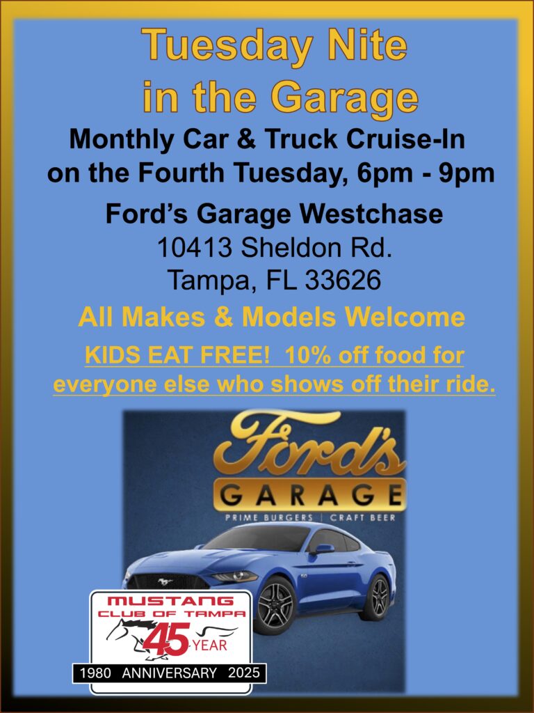 car show in tampa florida on tuesdays