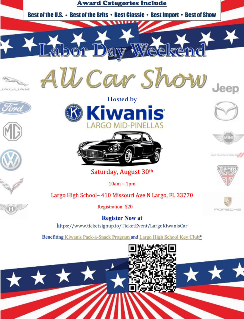 car show in largo florida on august 30