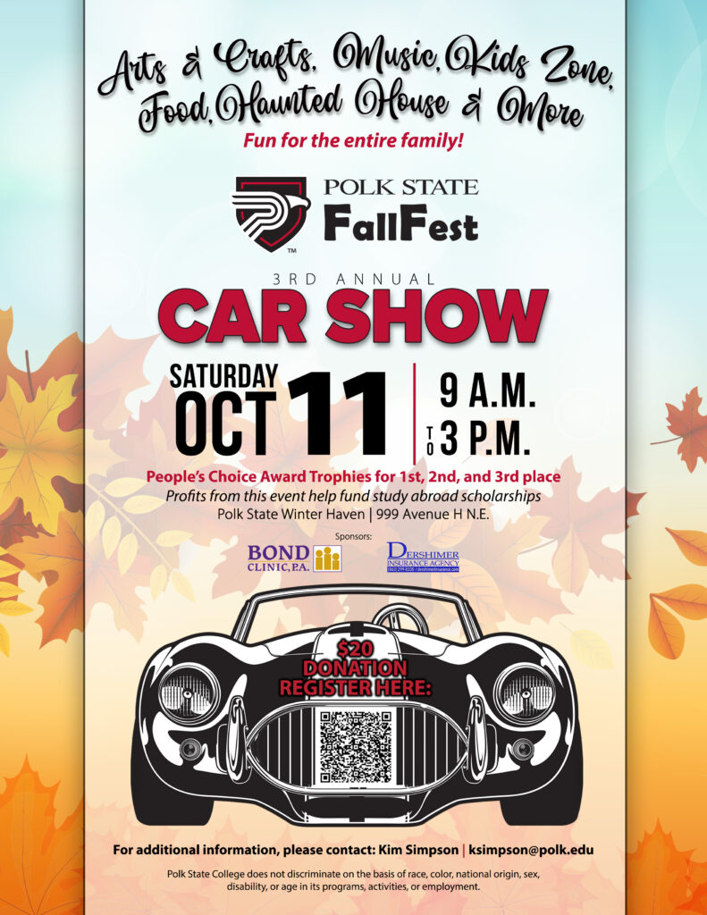 car show in winter haven florida on october 11