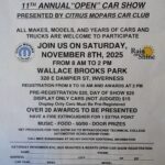 car show in inverness florida on november 8