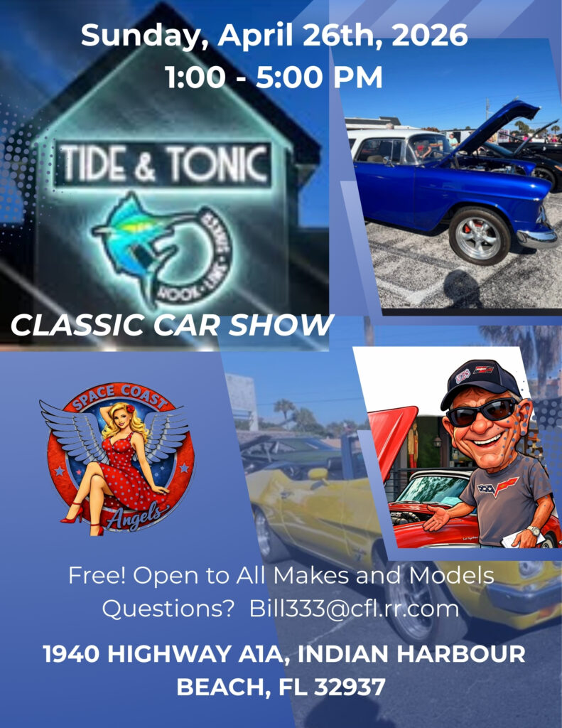 car show in indian harbor beach florida on april 26