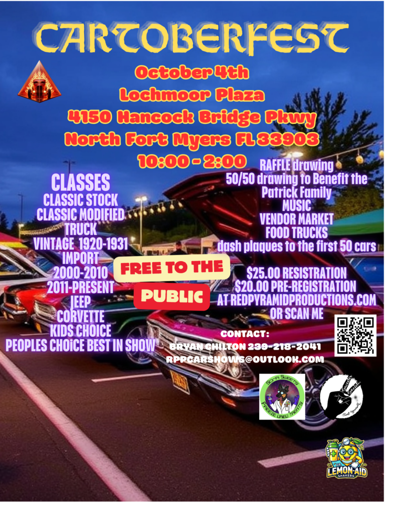 car show in north fort myers florida on october 4