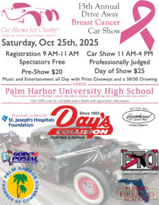 car show in palm harbor florida on october 25